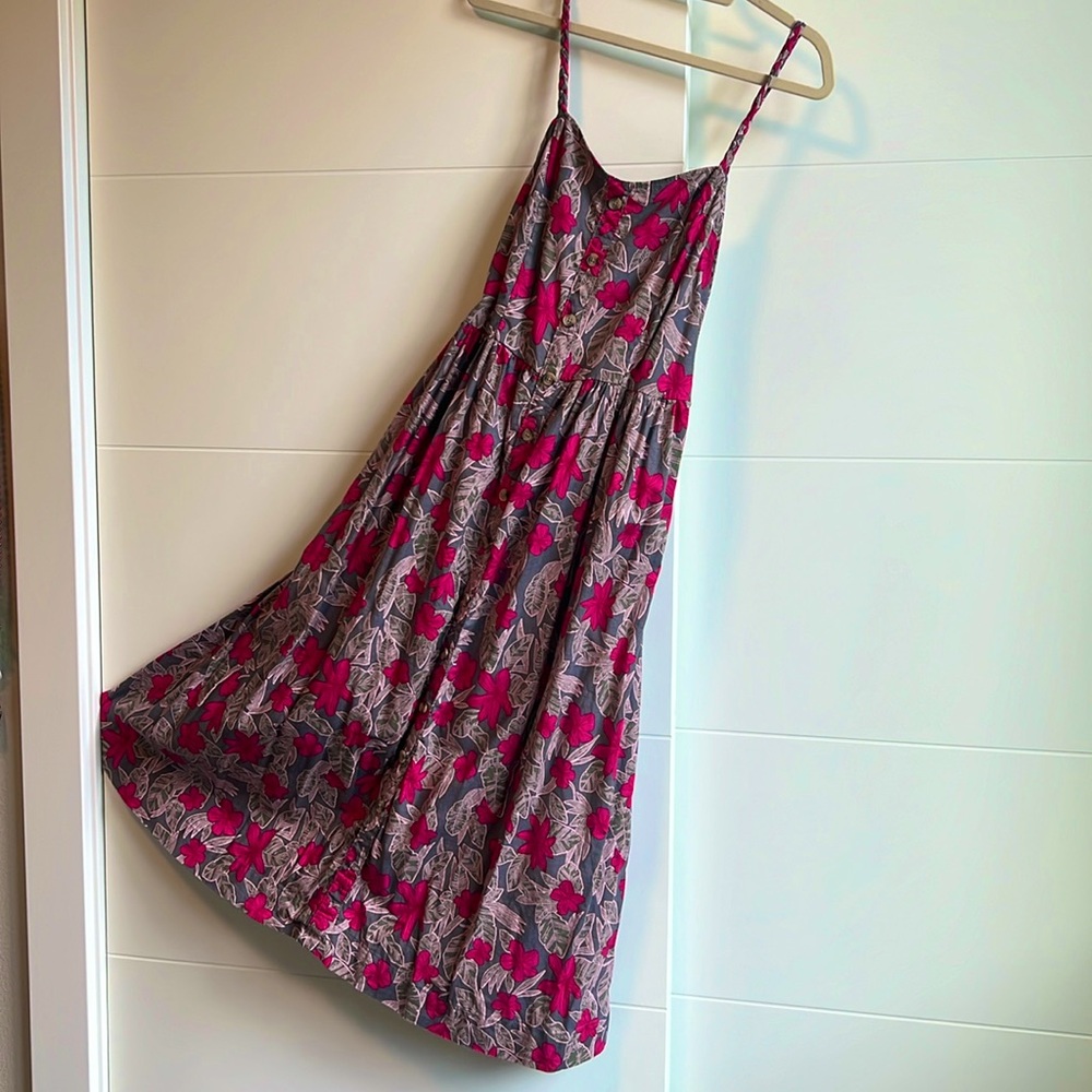 Medium Pink and Gray Sundress